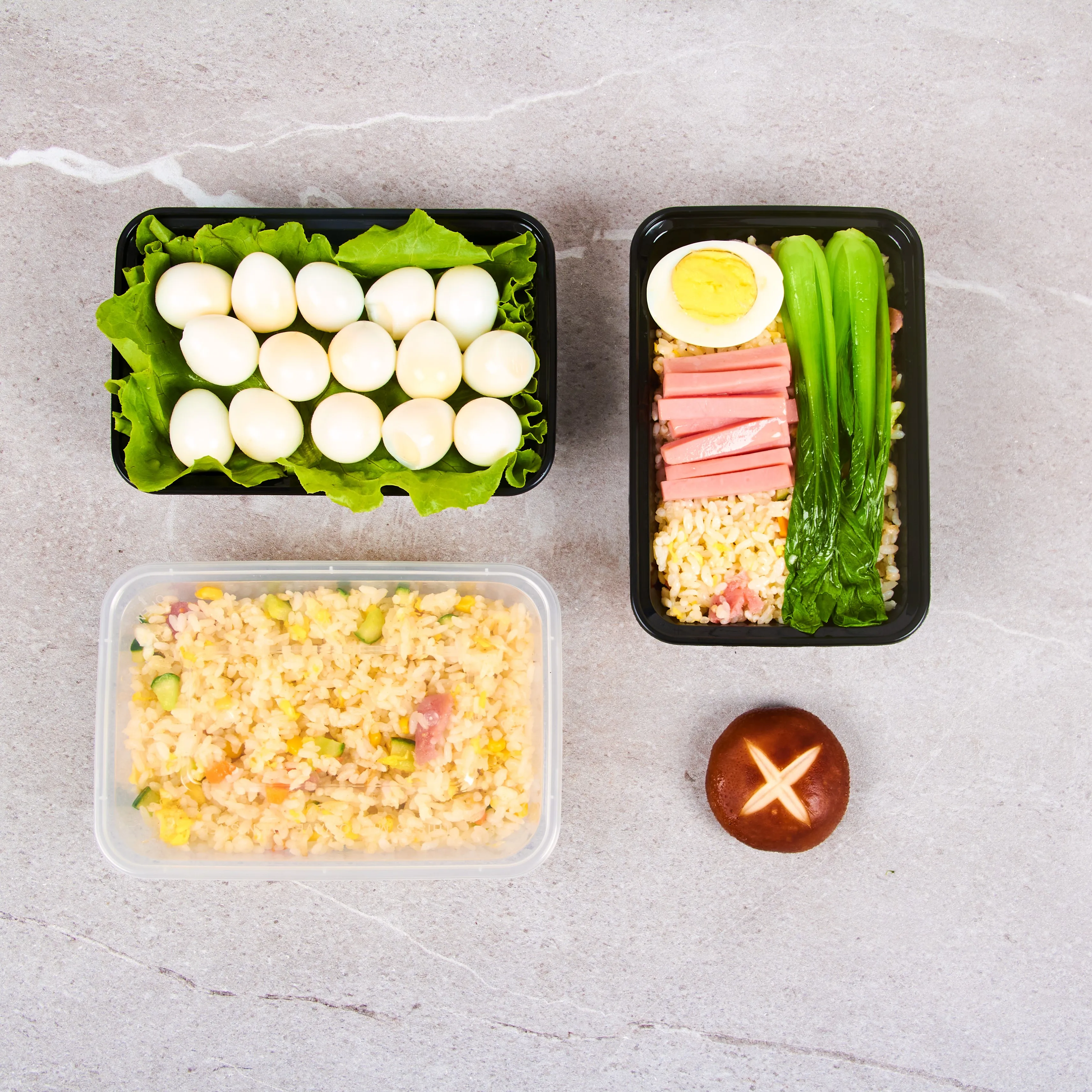 Best Selling Rectangle Food Container Disposable Plastic Lunch Box Cheap Fast Food Packaging
