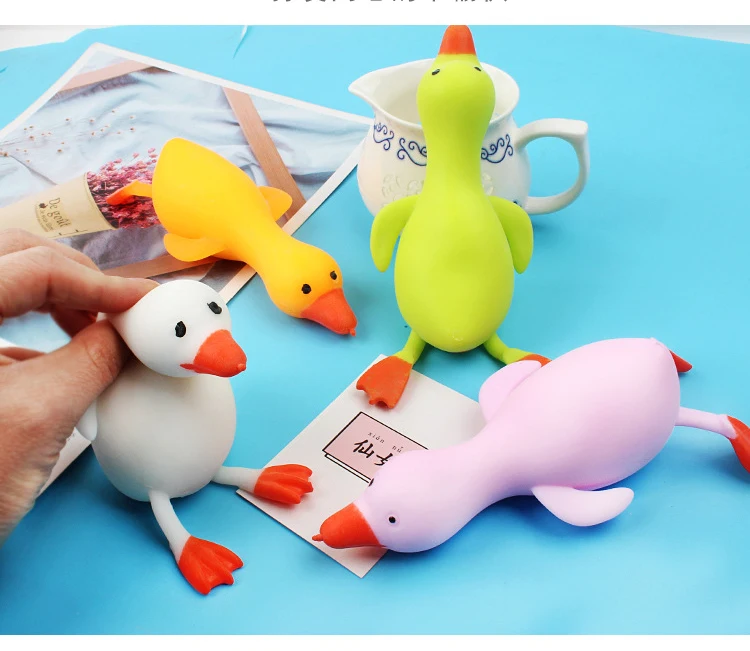 Cartoon Cute Ducks Squishies Squishy Anti-stress Slow Mochi Rising ...