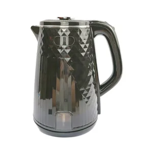 Electric Kettle 2.2L Capacity Kettle 360° Rotatable Base Portable Stainless Steel Material Kettle Double-layer Heat protection