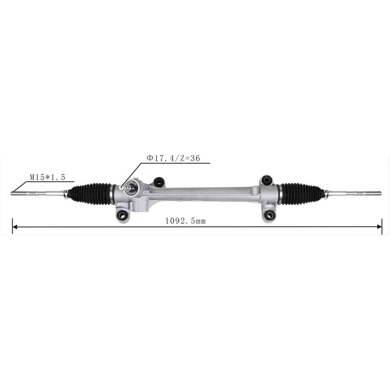 Power Steering Rack and Pinion Assembly 45510-12450 LHD for TOYOTA