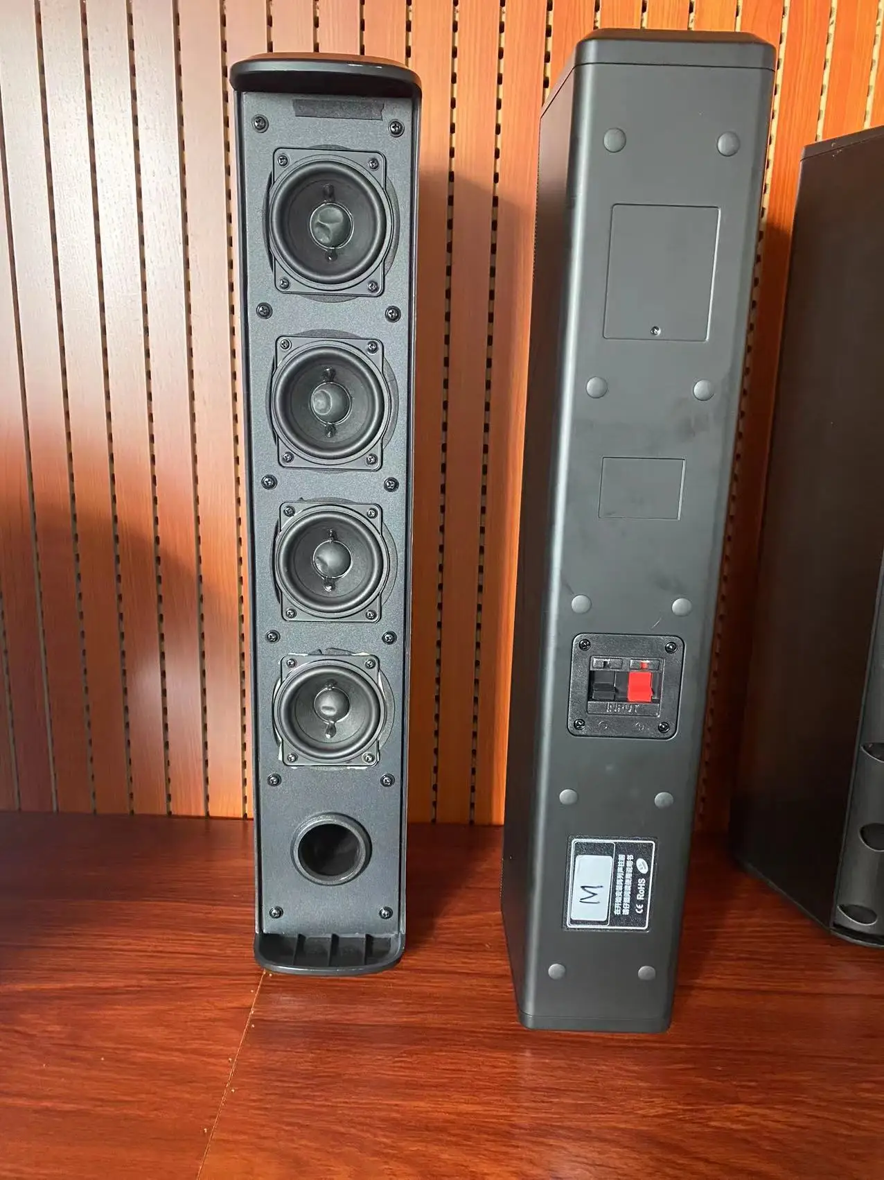 Passive Model Clp304bf-v 4x3" 100w/50w/25w 8 Ohms Line Array Column ...