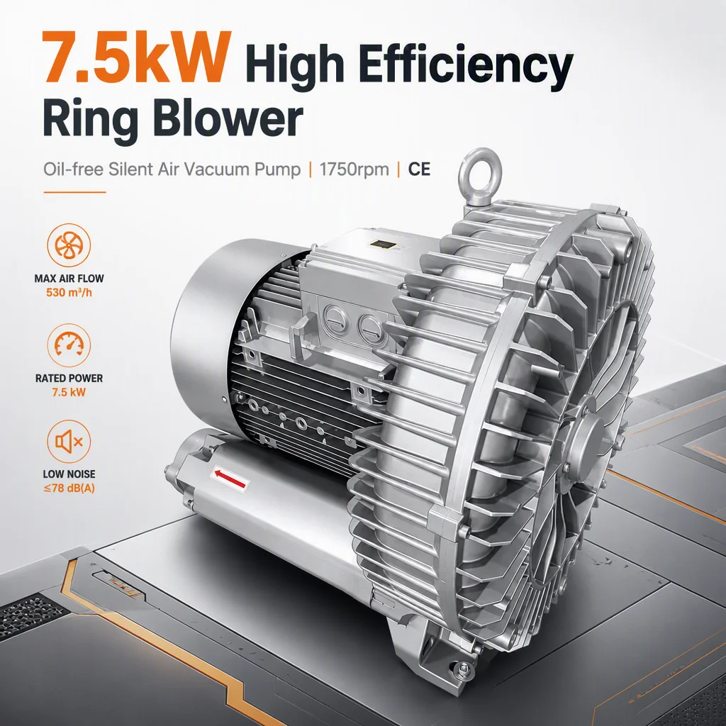 Ring Blower, 7.5kW, CNC - detail 6