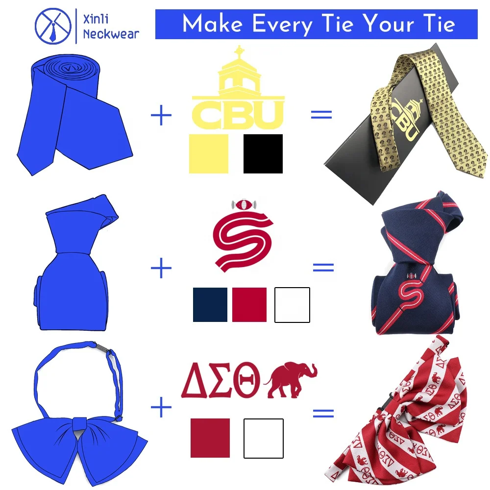 Italian Custom Made Silk Ties With High Quality Seven Fold Tie