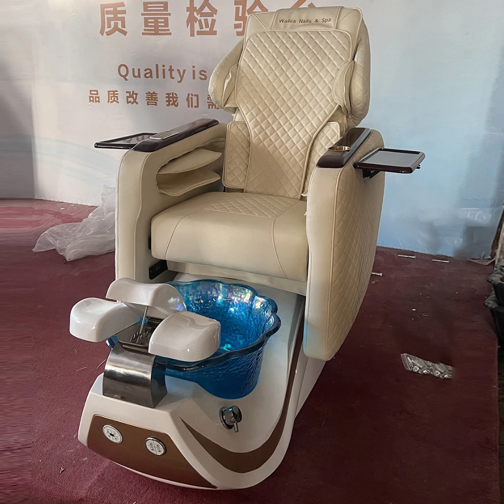 High Quality Pedicure Chair Luxury Salon Massage Chair Custom Style Outdoor Modern Spa Bowl Pedicure Chair Set