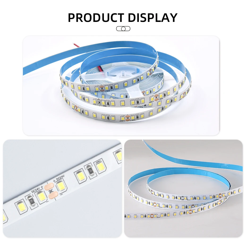 2835 Constant Current Led Strip 12v 24v 2700k 4000k Ra80 Cri Smart Led