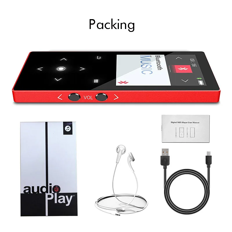 Lettore MP3 Bluetooth 5.2 Con 32GB, Radio FM E Registratore Vocale