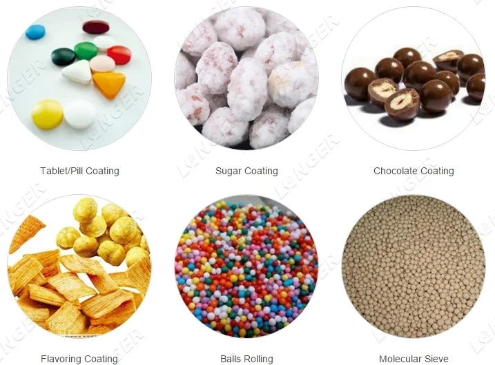 Auto Coffee Bean Chocolate Coating Device Spraying Chocolate Coating Machine for Home