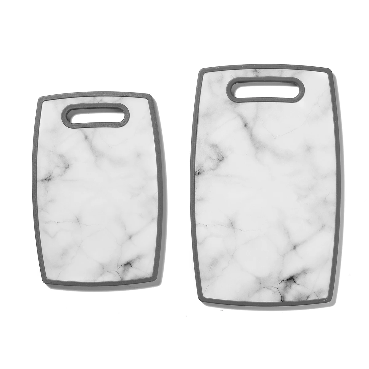 Custom Design 3 Size Plastic Carving Cutting Chopping Board Marble White Kitchen Board Set Buy