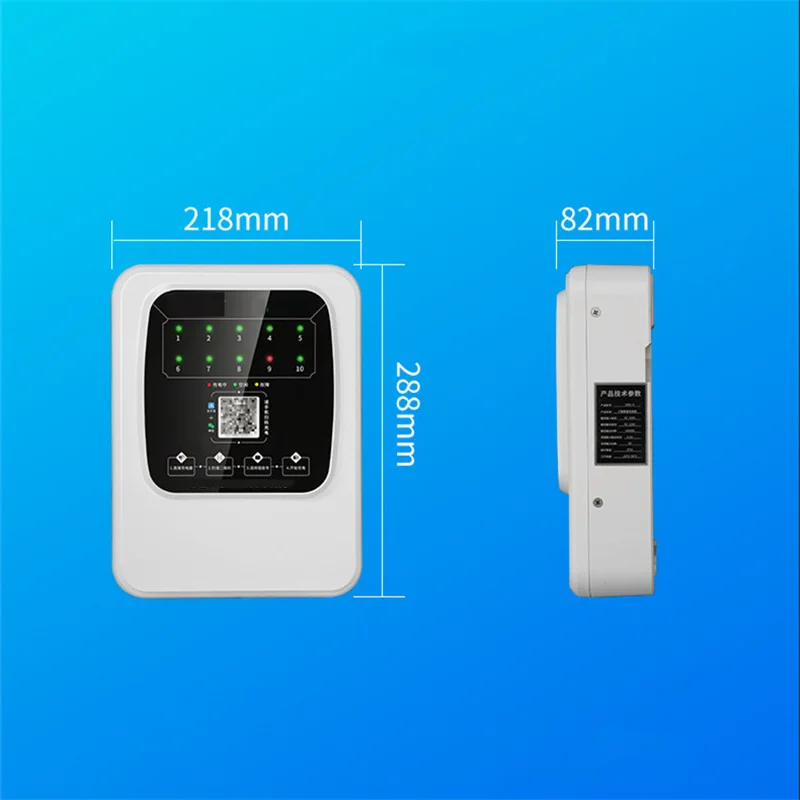 10 Way Electric Charging Bikes Motorcycle Ebike Charging Station Commercial Charging Stations