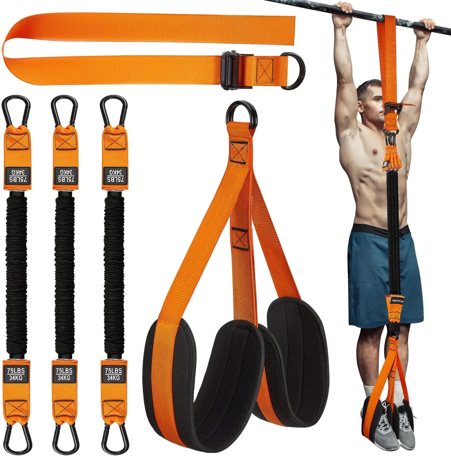 Assistance Bands Long Resistance Bands Wellshow Sport Pull Up