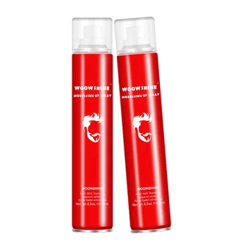 Free Sample Professional Hair Thickening Spray No Loose No Stiff Red Hair Gel Styling Hair Spray