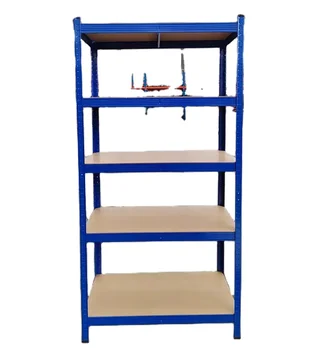 Hot Light Duty Galvanized 5 Tier Boltless Rivet Shelving Rack Metal ...