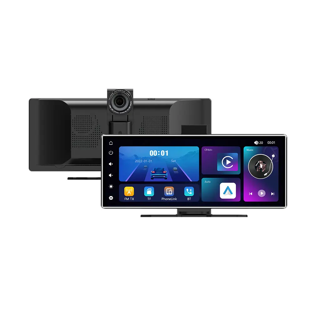 10.26 Inch Smart CarPlay Screen DVR - Wireless CarPlay & Android