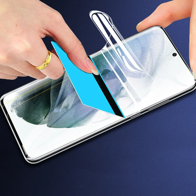 Hydrogel Screen Guard Nano Liquid Soft Hydrogel TPU Film for Samsung S22 Ultra