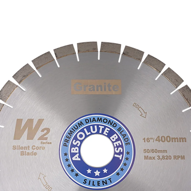 Silent Granite Tools Diamond Saw Blade Bridge18" Granite Cutting Blades Size Granite 350mm