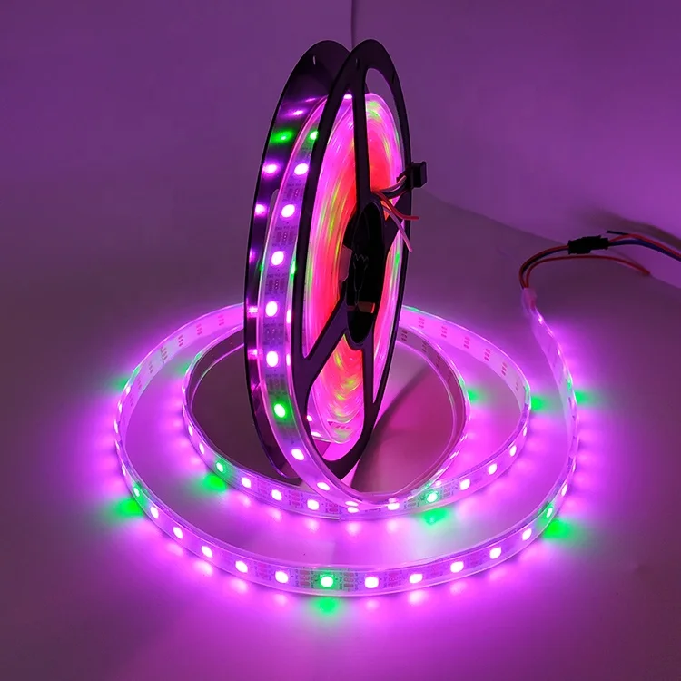 Ws2812B Programmable Rgbw Led Strip Light 5050 5M Remote Control 5V 60 Led Pixel Strip Ws2813 Rgb Led Strip Digital