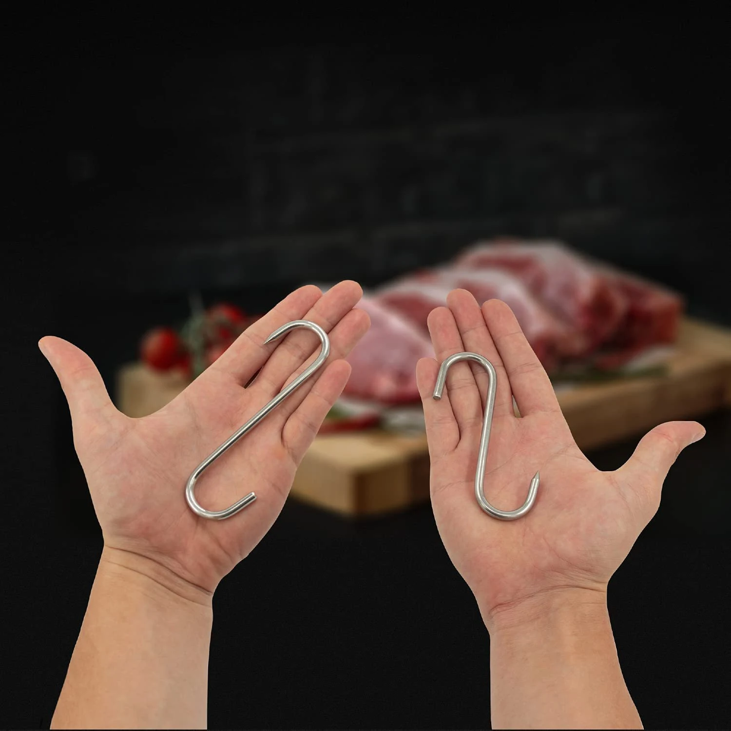 5mm Stainless Steel Butcher Hooks Hanging Meat Butcher S Hook Grill