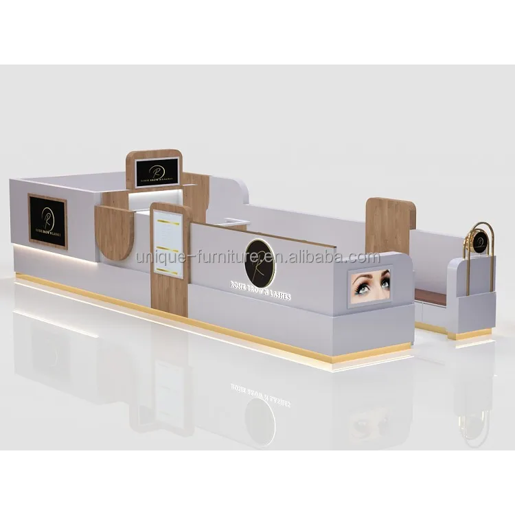 Large Size Australia Mall Eyebrow Threading Kiosk