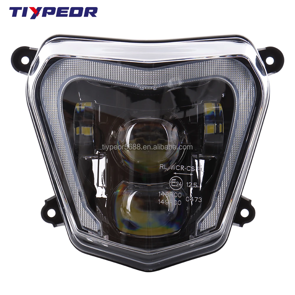 duke 690r 2013 2017 emark dirtbike projector headlight-2