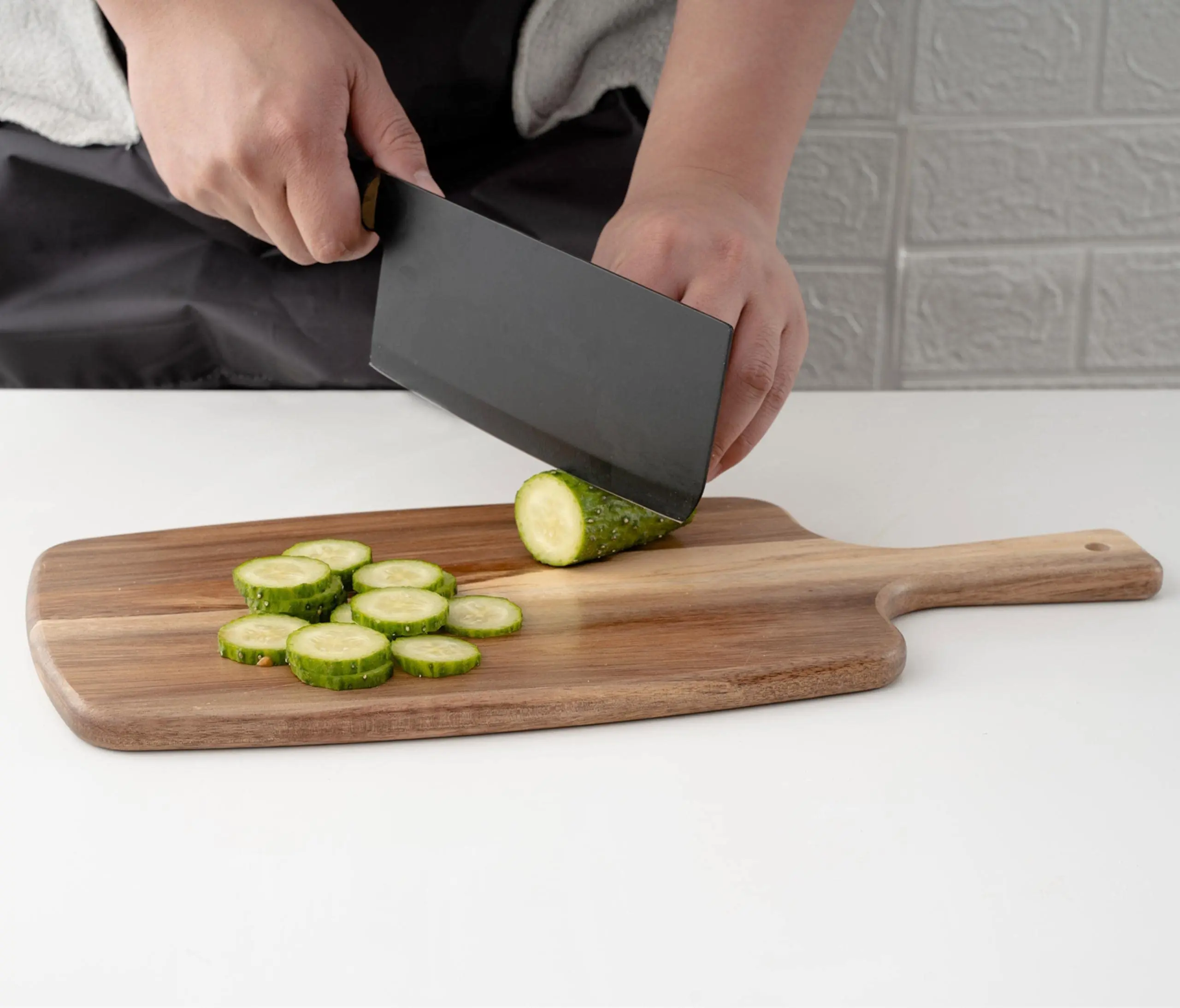 Tabla para Picar en Madera de Pino El Rey de la Parrilla — Chef Demo