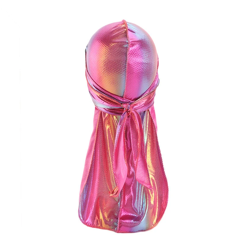 Детская шелковая шапочка Durag с логотипом на заказ детские шелковые атласные прочные сумки для