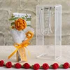 Caja pequeña para mascotas rosa-naranja