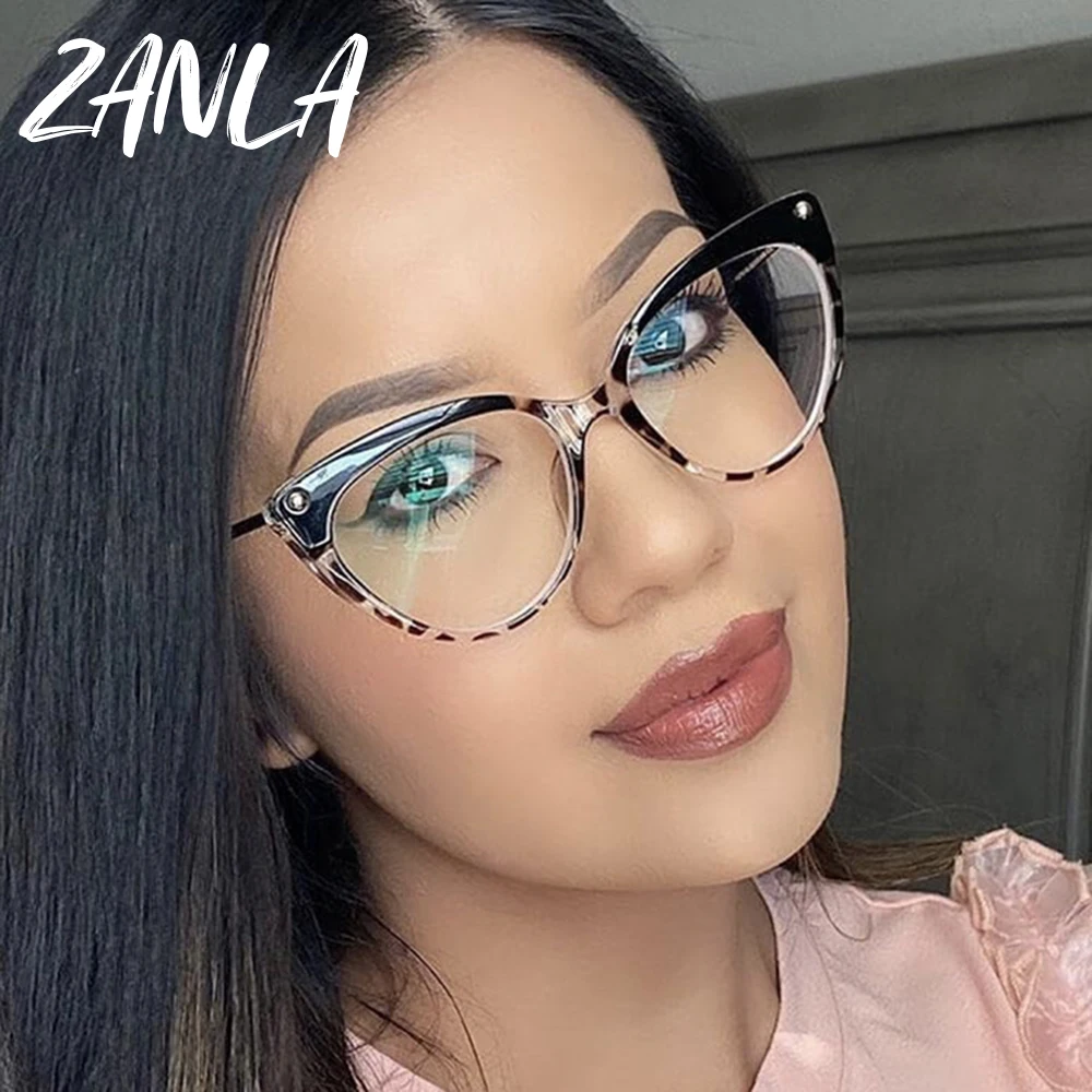 2023 ZANLA Blue Blocking Computer Reading Glasses - Retro Frame