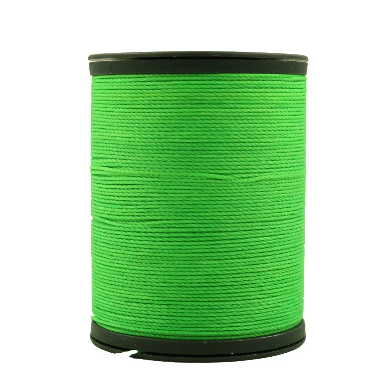 GALACES 0,35 мм круглая вощеная нить из полиэстера, вощеная нить ручной работы для кожи, высокопрочная полиэфирная швейная нить