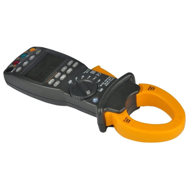 Ручной трехфазный измеритель мощности BOSTEK MS2203, умный цифровой зажим с ЖК-дисплеем, мультиметр для измерения напряжения и силы тока