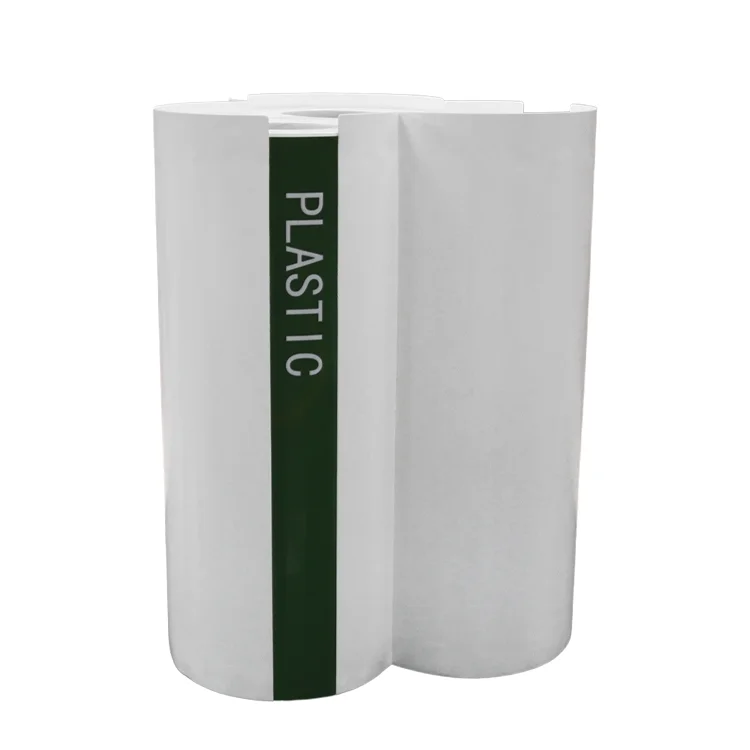 20 Gallon 30 Gallon 40 Gallon Outside Rubbish Bin 3 Compartment Trash Can Segregated Waste Bins for Airport