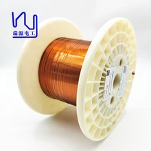 Flat enameled copper wire with thermal rating 180 - 220