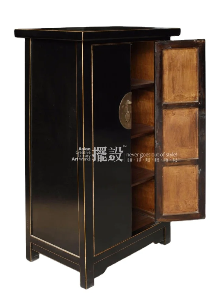 Chinese Asian Vintage Recycled Wood Painted Furniture