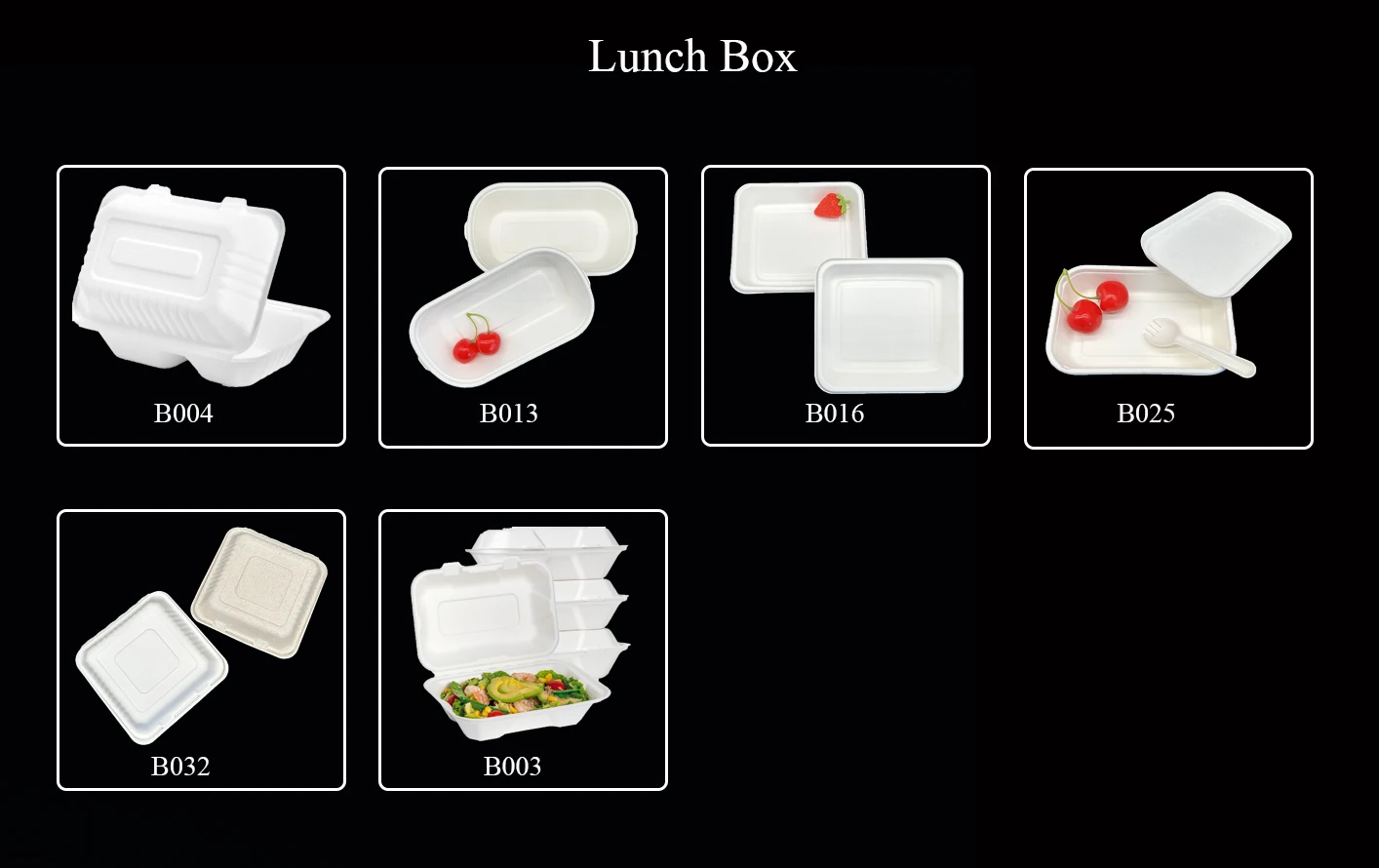 Sugarcane Bagasse Pulp Pfas Free Biodegradable Disposable Food