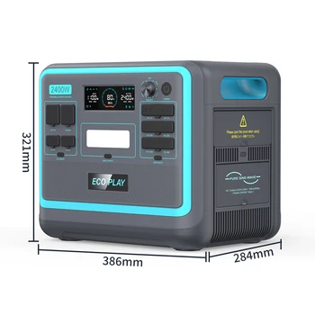 発電機・ポータブル電源 Eco Play 2400W Portable Power Station ECO PLAY 2400W Portable Power Stations - Reliable Energy