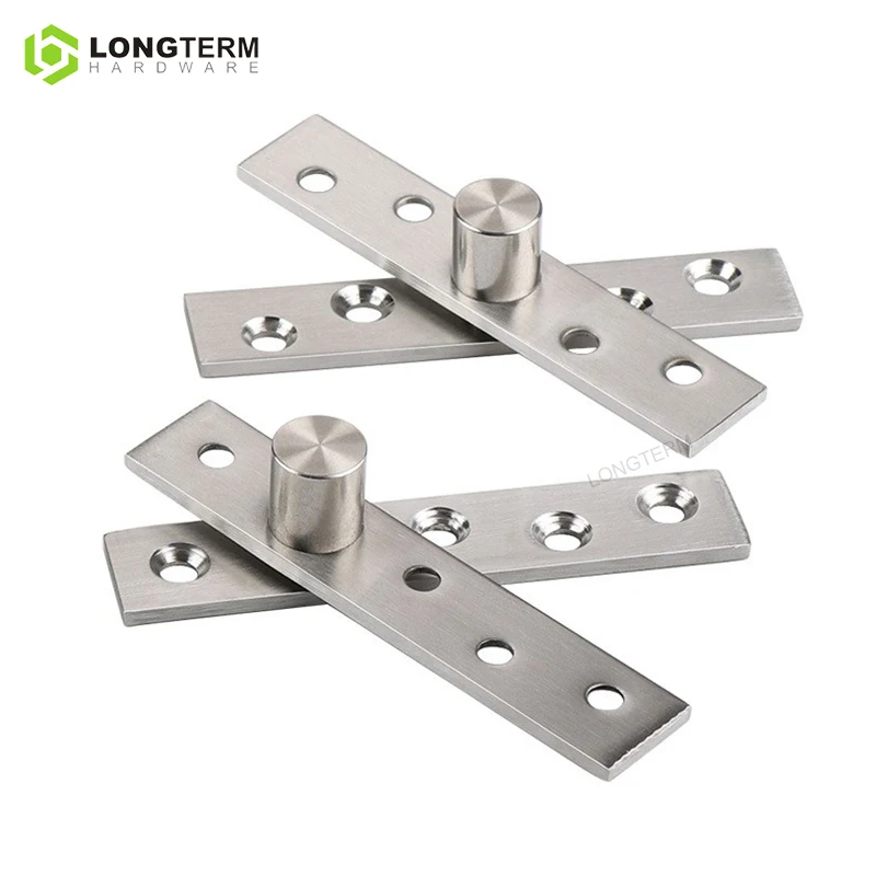 360 Degree Stainless Steel Door Hinge up Down Shaft Rotating Pivot Hinge Invisible Pivot Door Hinges for Wood Doors