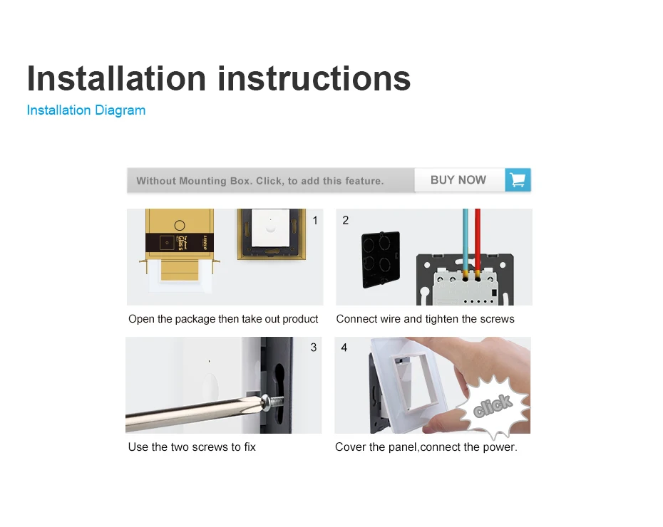 Livolo EU Electrical Switches Touch Wireless Remote Control Electrical Switch
