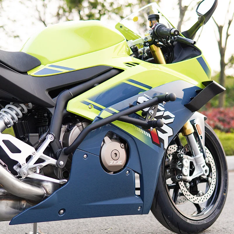 New ZXMOTO 500RR Motorcycle Crash Guard Bar High-Carbon Steel