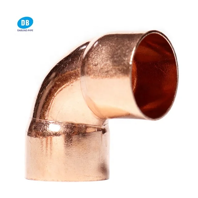 Copper Socket 90 Degree Elbow Tube Pipe Fitting for HVAC