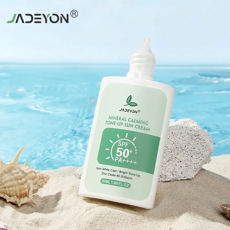 Custom Sunscreen Best UV Sun Block Cream Mineral Moisturize Whitening Private Label Protector SPF 50 Sunscreen for Face