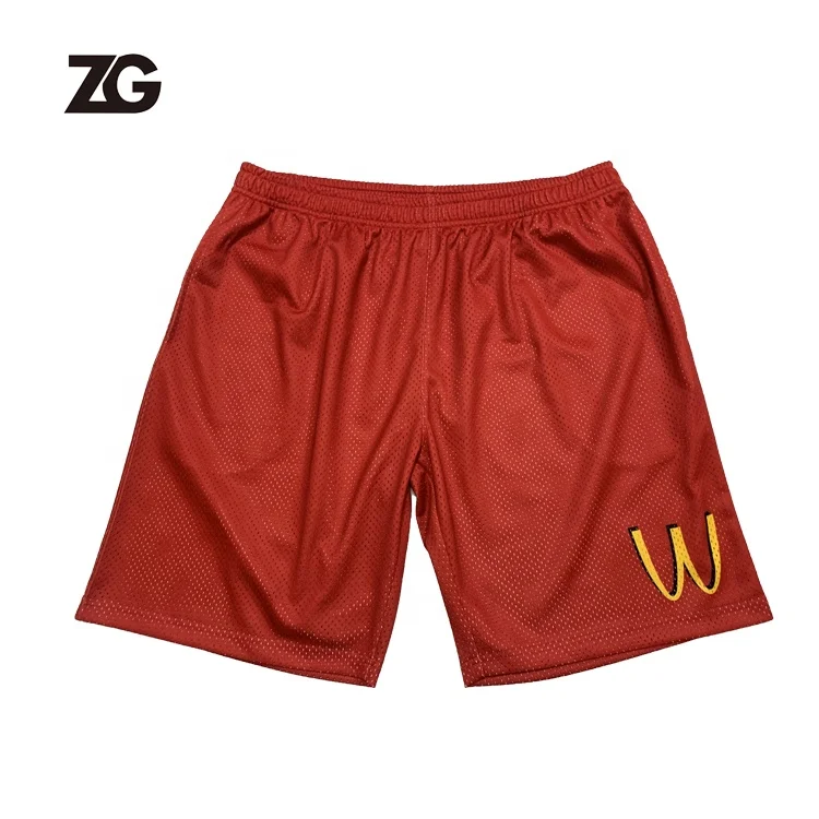 Дышащие свободные сетчатые баскетбольные шорты, мужские баскетбольные шорты на заказ