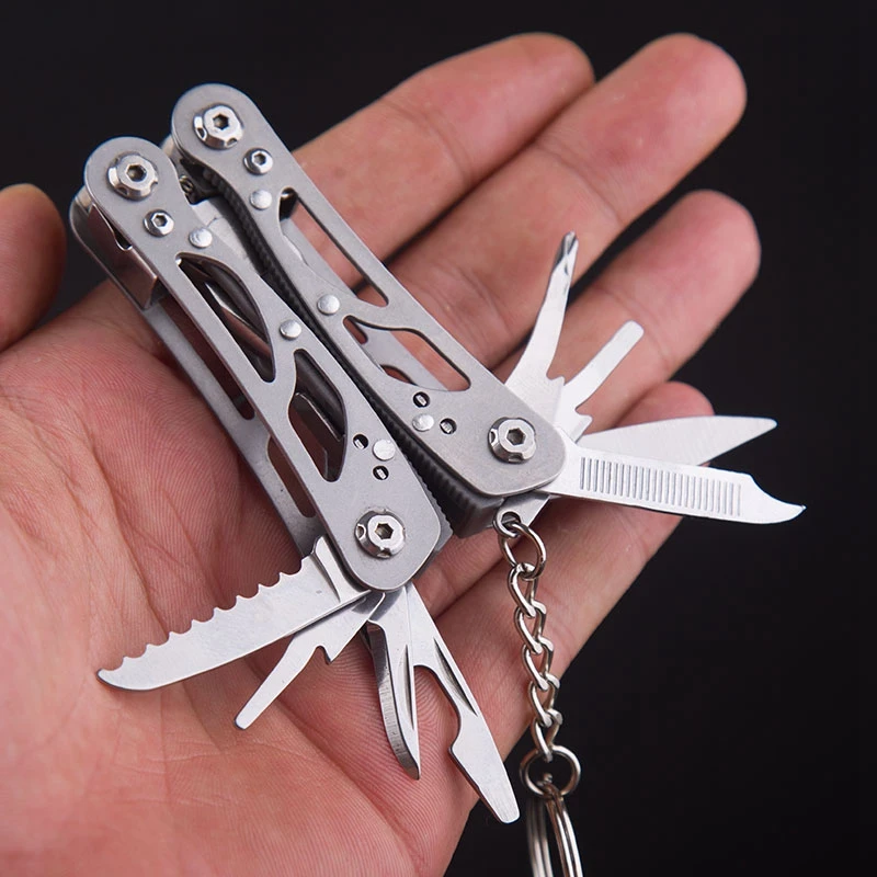 Multifunction Stainless Steel Multi-tool Pocket Knife Pliers Folding Pliers Portable Folding Pliers