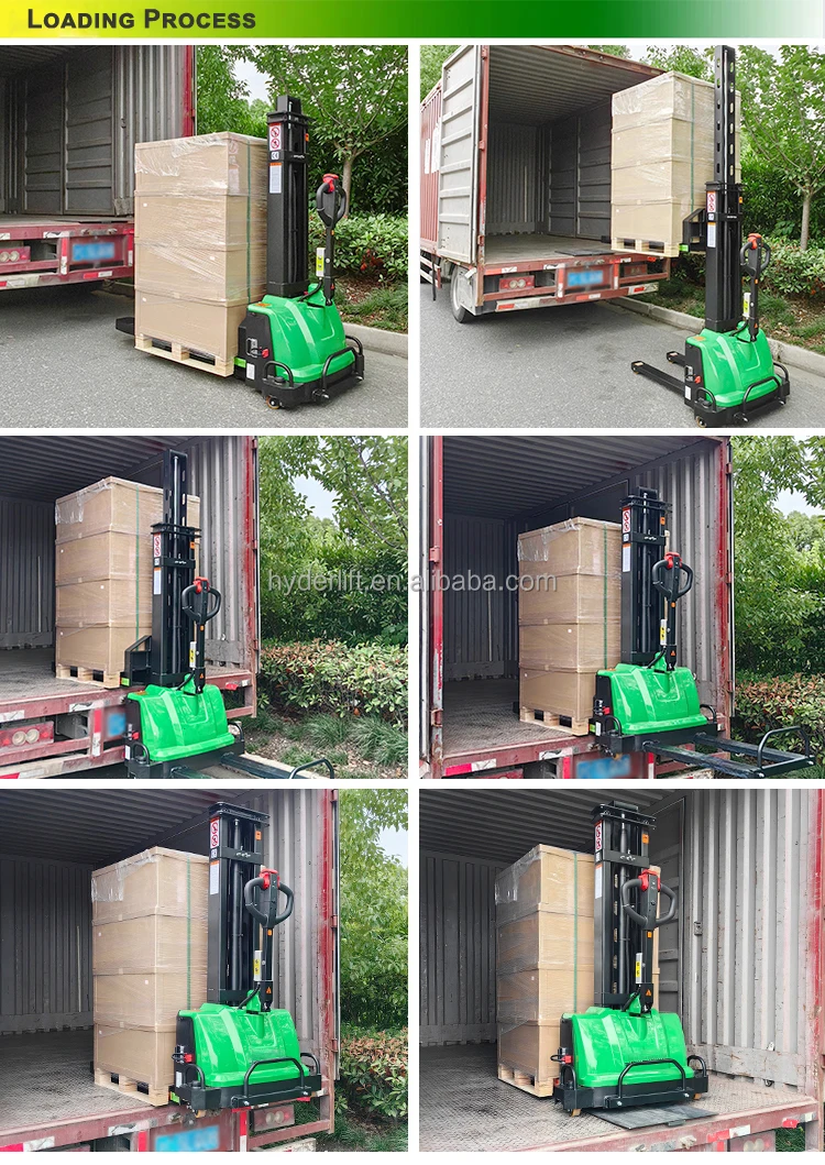 HYDER 1500kgs Self Loading Stacker - 1600mm Lifting Height
