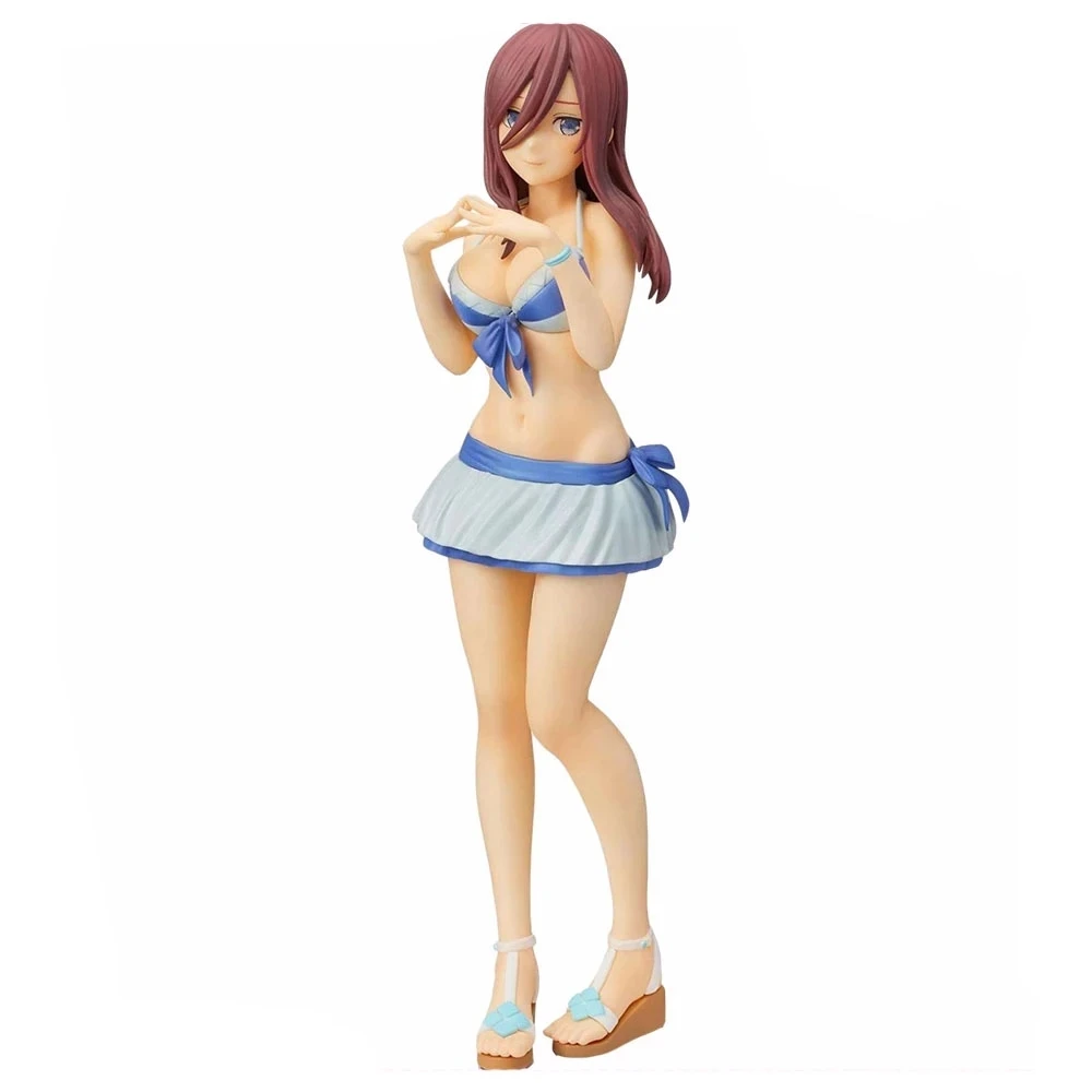 Nakano Nino Figure The Quintessential Quintuplets Sexy Swimsuit Classic  Cute Anime Character Decoration 20cm PVC Action toy| Alibaba.com