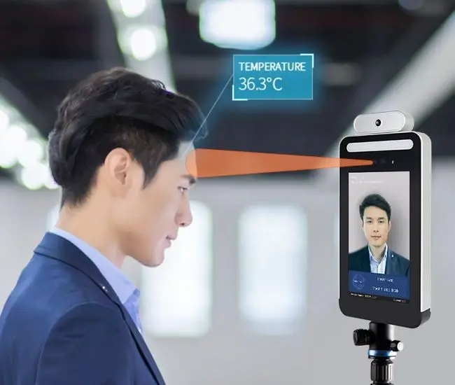 Urovo H1000 Intelligent Face Recognition Access Terminal Temperature Measurement  Thermometer Handheld Terminal