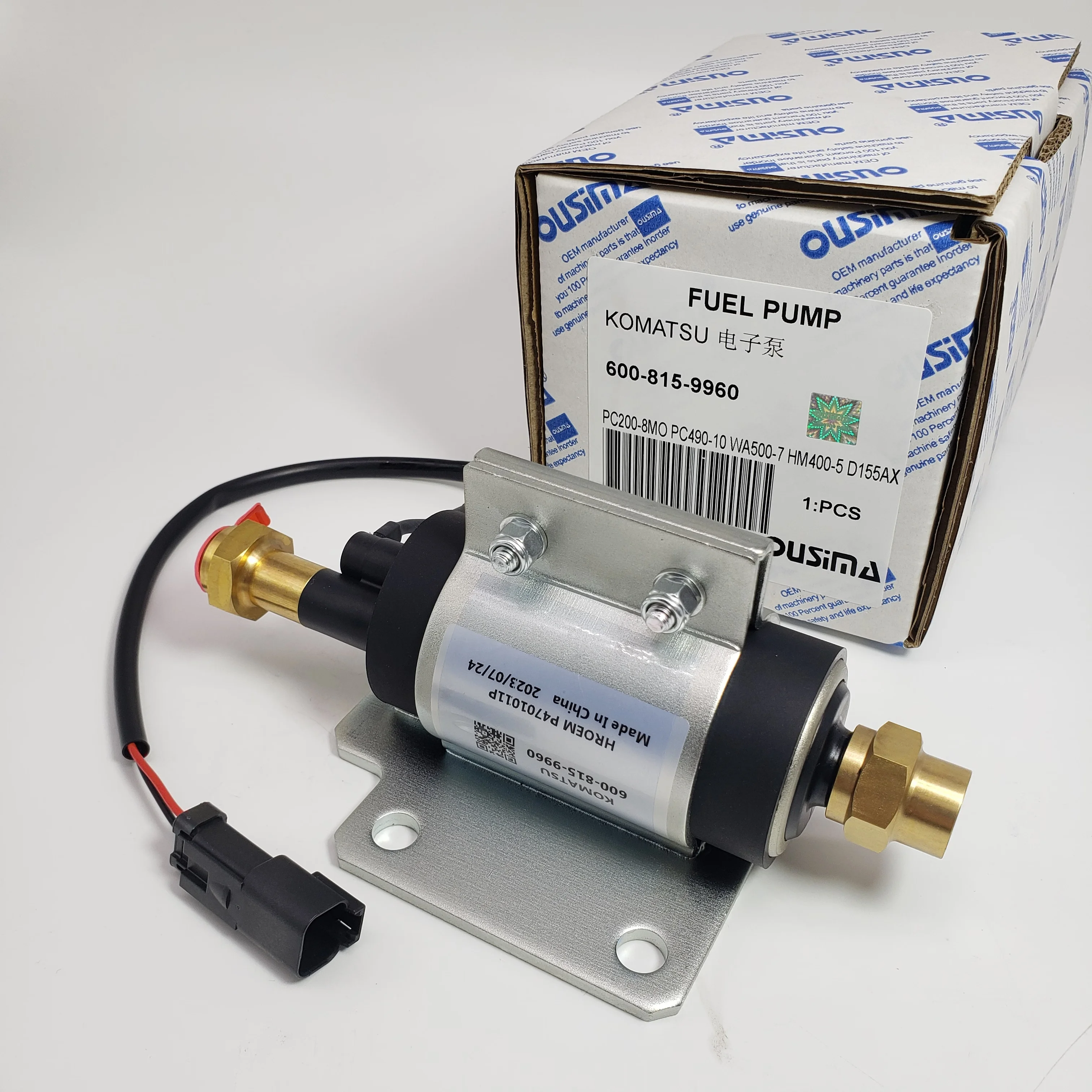 PC490 WA470 WA500 SAA6D125E SAA6D140E Fuel Pump 600-815-9960