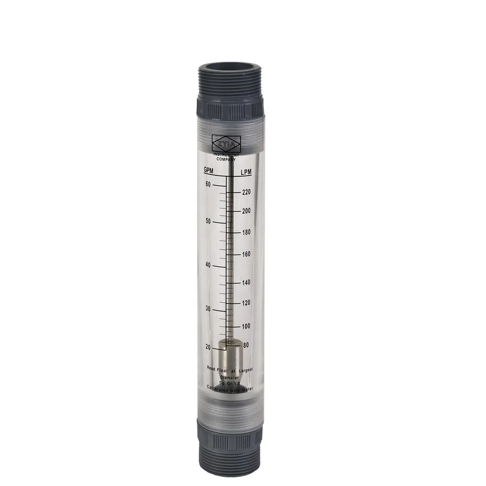 Flussometro Acrilico LZM-15G - Misuratore Portata Acqua, 0.5-5 GPM, Filettatura 1/2", Per Depurazione E Industria - Foto 4