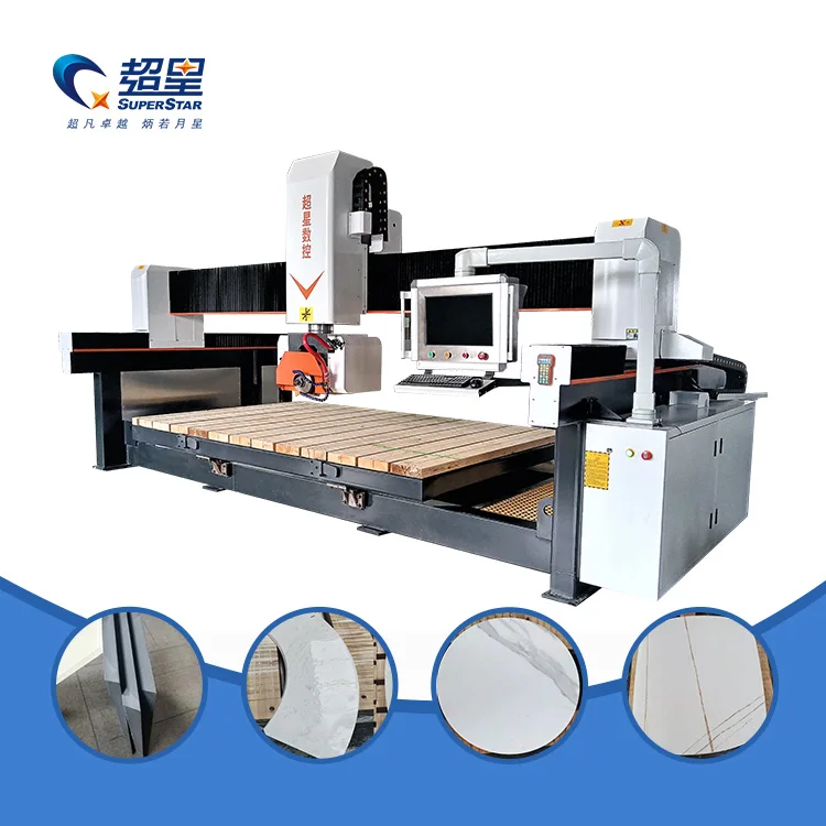 Factory Direct Sales CNC 4 Axis Stone Cutting Machine Artificial Granite Bridge Cutter