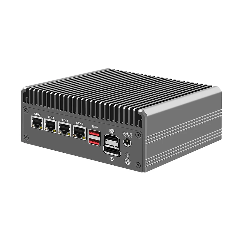 Topton Mini PC Firewall Router I3 N305 N100, 4x 2.5G LAN, SSD