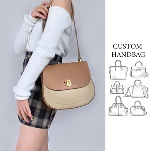 Bag Manufacturer Custom LOGO High-end Genuine Leather Crossbody Bags Fashion Women Handbags