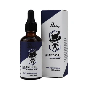 Organic Vegan Moisturizing 100% Natural Beard Growth Oil Kit with Vitamin E for Beard Health